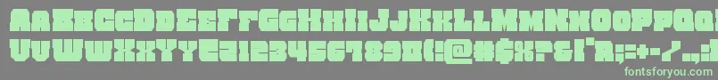 More about kittrickcond Font kittrickcond Font – Green Fonts on Gray Background