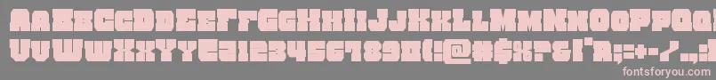 kittrickcond Font – Pink Fonts on Gray Background