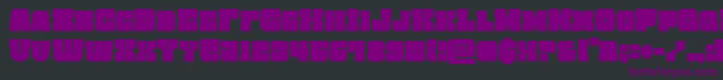 Weitere Informationen zur kittrickcond-Schriftart kittrickcond-Schriftart – Violette Schriften auf schwarzem Hintergrund