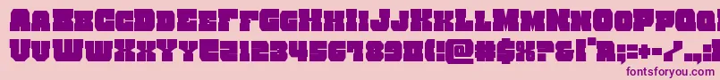 kittrickcond Font – Purple Fonts on Pink Background