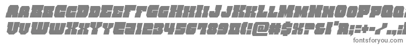 kittrickcondital-Schriftart – Graue Schriften auf weißem Hintergrund