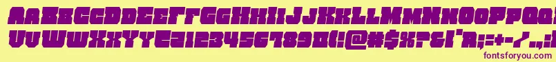 More about kittrickcondsemital Font kittrickcondsemital Font – Purple Fonts on Yellow Background