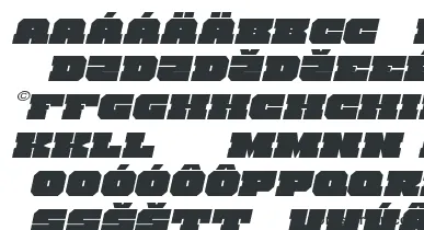 kittrickexpandital font – slovak Fonts