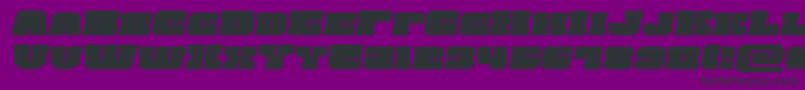 kittrickexpandsemital-fontti – mustat fontit violetilla taustalla