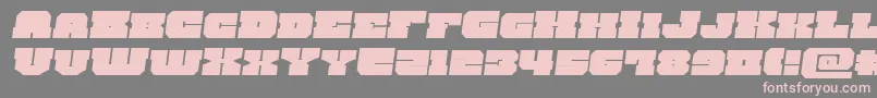 kittrickexpandsemital Font – Pink Fonts on Gray Background