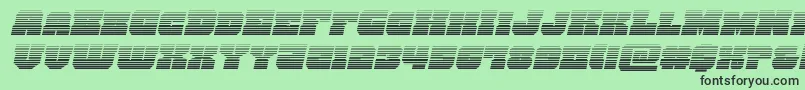 fuente kittrickgradital – Fuentes Negras Sobre Fondo Verde