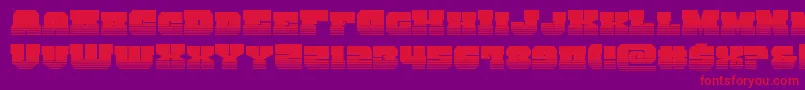fuente kittrickhalf – Fuentes Rojas Sobre Fondo Morado