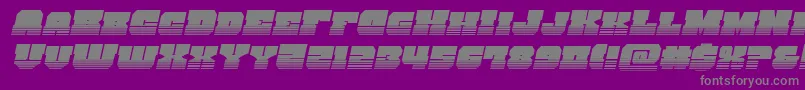 Police kittrickhalfital – polices grises sur fond violet