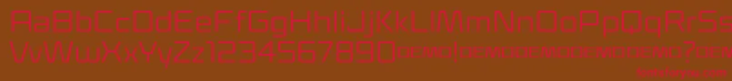 Klapt Regular Font – Red Fonts on Brown Background