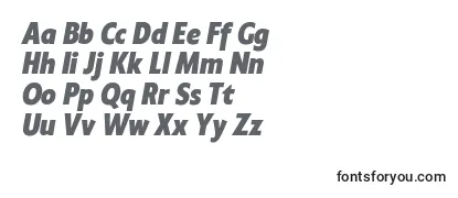 Обзор шрифта Klein Condensed ExtraBold Italic trial