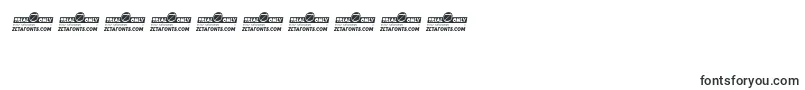 Czcionka Klein ExtraLight Italic trial – czcionki dla cyfr i liczb