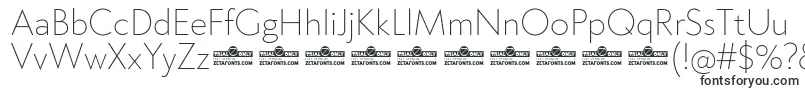 Klein ExtraLight trial-fontti – Kiinteän leveyden fontit