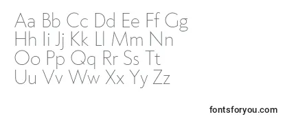 Klein ExtraLight trial Font