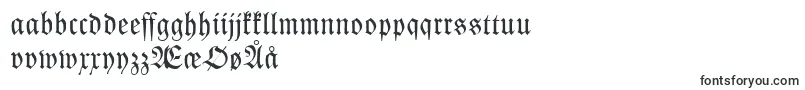 Kleist Fraktur-fontti – norjan fontit