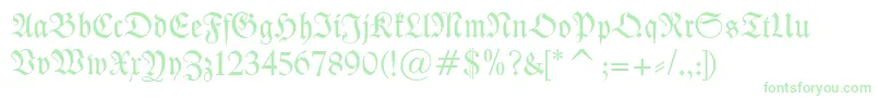 Kleist Fraktur Font – Green Fonts