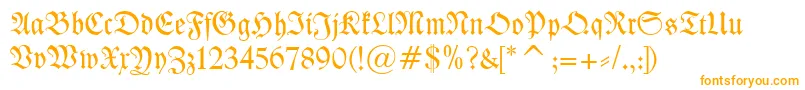Kleist Fraktur Font – Orange Fonts