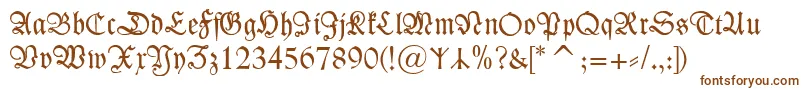 Kleist FrakturZierbuchstaben Font – Brown Fonts