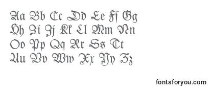 Schriftart Kleist FrakturZierbuchstaben