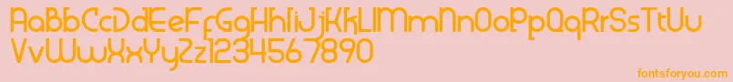 En savoir plus sur la police Klenik Police Klenik – polices orange sur fond rose