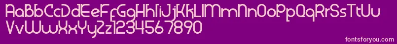 Lisätietoja Klenik-fontista Klenik-fontti – vaaleanpunaiset fontit violetilla taustalla