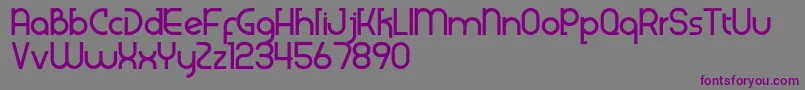 Klenik Font – Purple Fonts on Gray Background