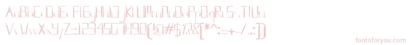 kleung Font – Pink Fonts on White Background