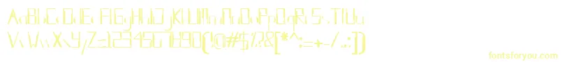 Шрифт kleung – жёлтые шрифты