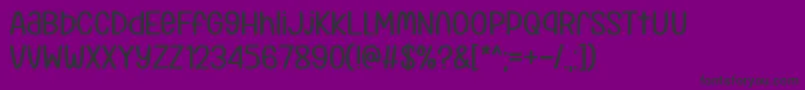 Klimaschutz dafont Font – Black Fonts on Purple Background