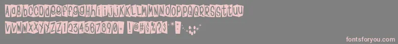 KLINOM   Font – Pink Fonts on Gray Background