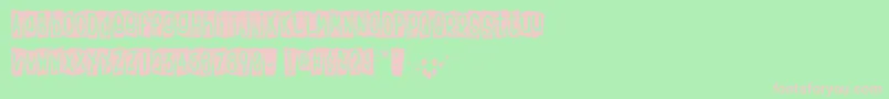 KLINOM   Font – Pink Fonts on Green Background