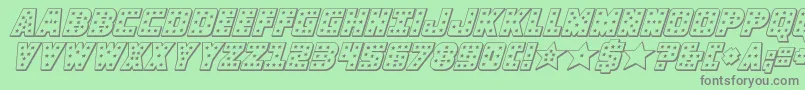 fuente knievel3dital – Fuentes Grises Sobre Fondo Verde
