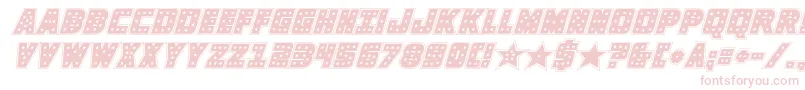 knievelacadital Font – Pink Fonts on White Background