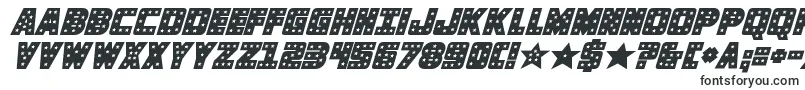 Шрифт knievelsolidital – интересные шрифты