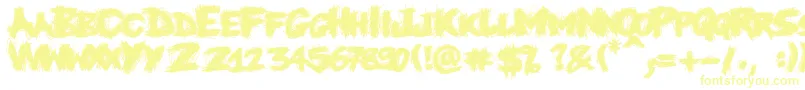 Knife Font – Yellow Fonts