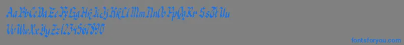 fuente knight jacker italic – Fuentes Azules Sobre Fondo Gris