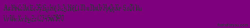 Knight Jacker Font – Black Fonts on Purple Background