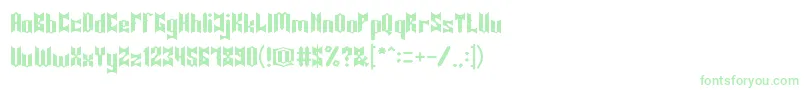 Knight of Light Font – Green Fonts on White Background