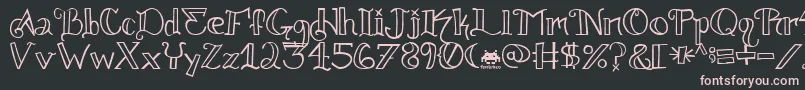 knuckle tatz fontvir us Font – Pink Fonts on Black Background
