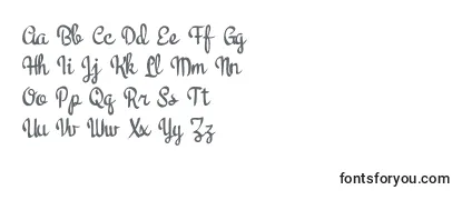 Überblick über die Schriftart KOALA Script