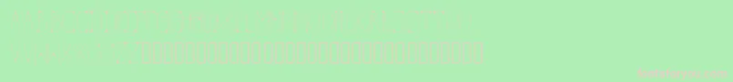 KODA Font – Pink Fonts on Green Background