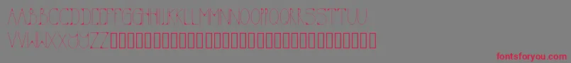 KODA Font – Red Fonts on Gray Background