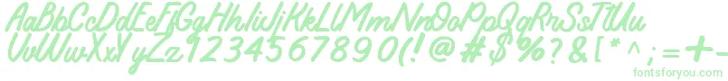 Koeltoerals Font – Green Fonts