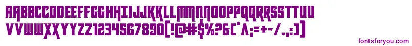 kondor Font – Purple Fonts on White Background