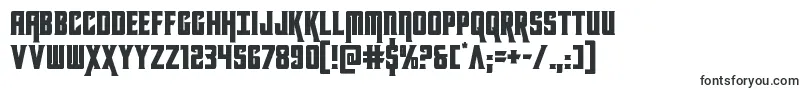 Шрифт kondor – заполненные шрифты