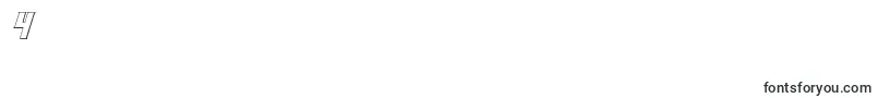 フォントkondor3dital – フォント数字4