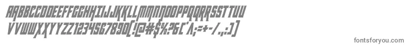 kondorcondital-fontti – harmaat kirjasimet valkoisella taustalla