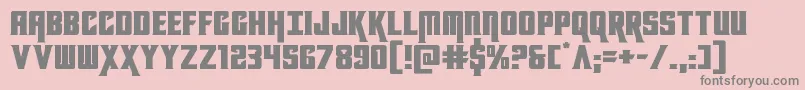 kondorexpand Font – Gray Fonts on Pink Background