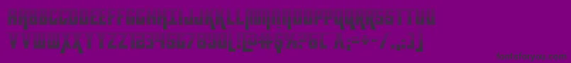 kondorgrad Font – Black Fonts on Purple Background