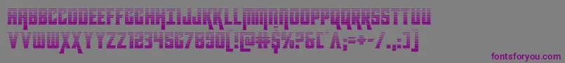 Czcionka kondorgrad – fioletowe czcionki na szarym tle
