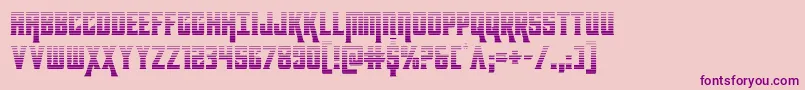 kondorgrad Font – Purple Fonts on Pink Background